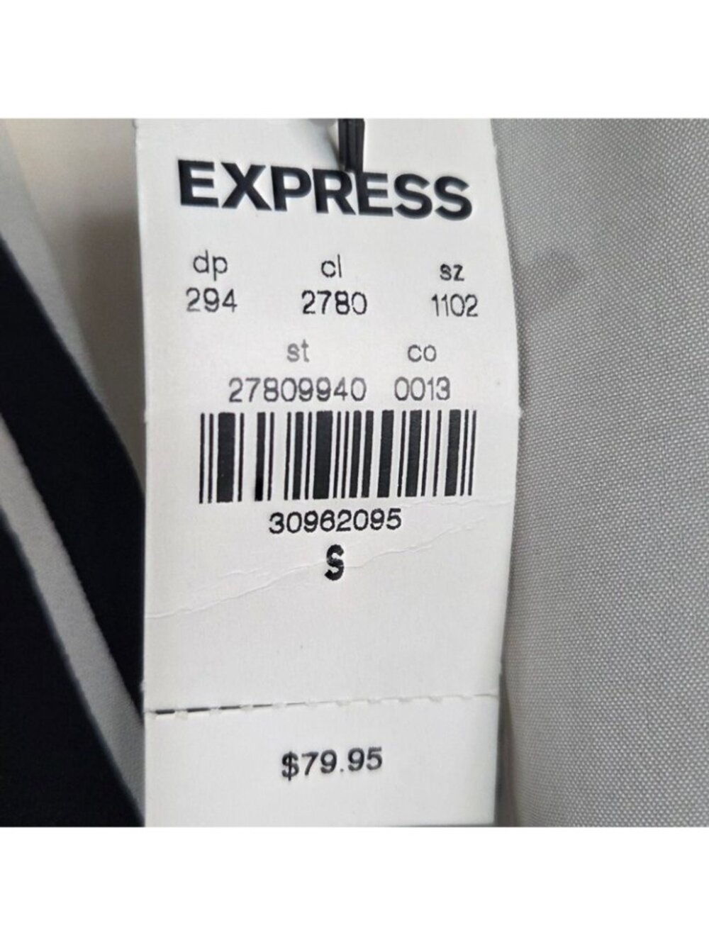 Express Black And White Dress Size Small NWT - Picture 4 of 5